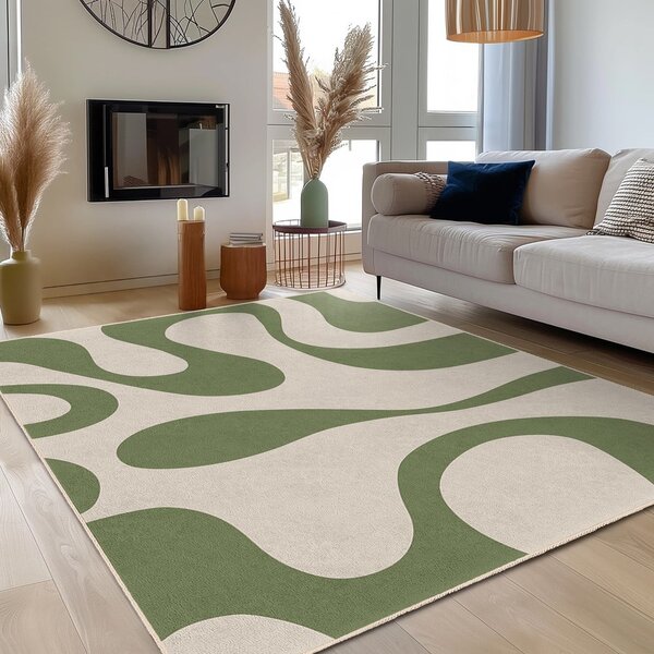 Zelený pratelný koberec 80x150 cm Matcha Latte – Mila Home