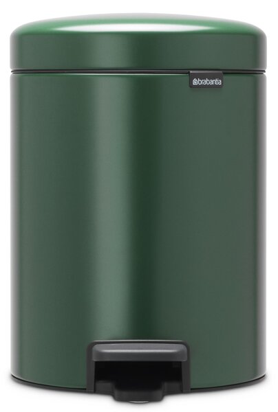 Brabantia pedálový odpadkový koš newIcon, 5l, tmavě zelený, 304026