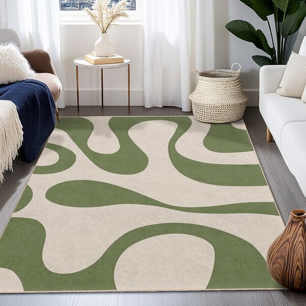 Zelený pratelný koberec 80x150 cm Matcha Latte – Mila Home