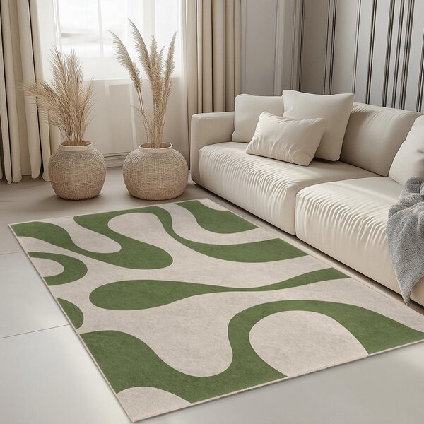 Zelený pratelný koberec 80x150 cm Matcha Latte – Mila Home