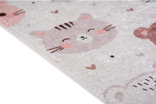 Slonovinový pratelný dětský koberec 120x180 cm Cute Animals – Vitaus