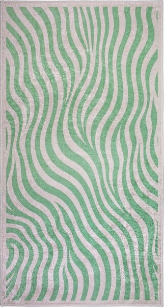 Zelený pratelný koberec 60x100 cm Green Zebra – Vitaus