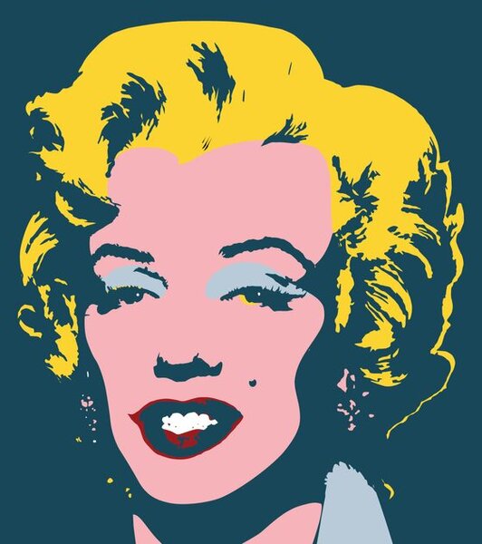 Tapeta Marilyn Monroe v pop art designu