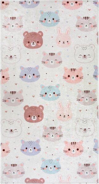 Slonovinový pratelný dětský koberec 120x180 cm Cute Animals – Vitaus
