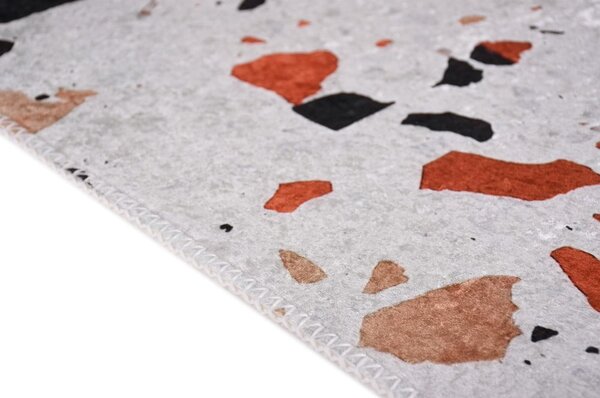 Oranžový/slonovinový pratelný koberec 60x100 cm Italian Stone – Vitaus
