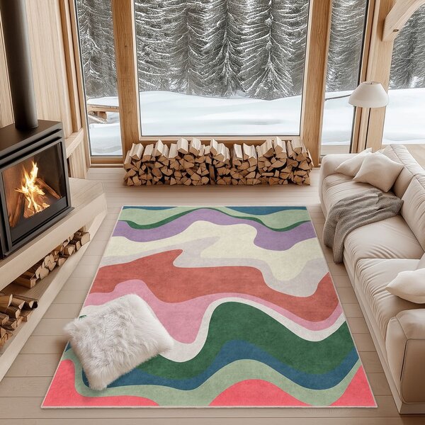 Pratelný koberec 160x230 cm Squiggly Breeze – Mila Home