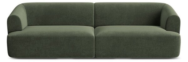 Zelená sametová pohovka 255 cm Campi – Cosmopolitan Design