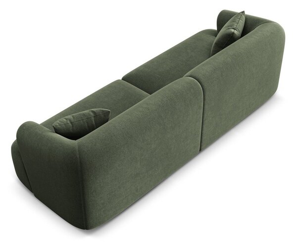 Zelená sametová pohovka 255 cm Campi – Cosmopolitan Design