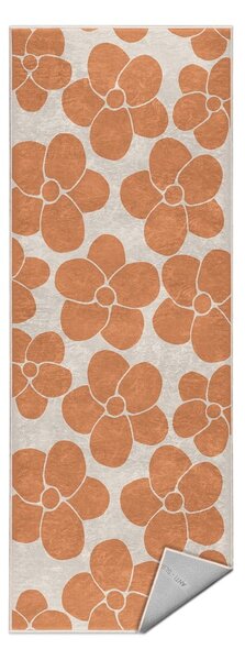 Oranžový pratelný běhoun 60x230 cm Orange Meadow – Mila Home