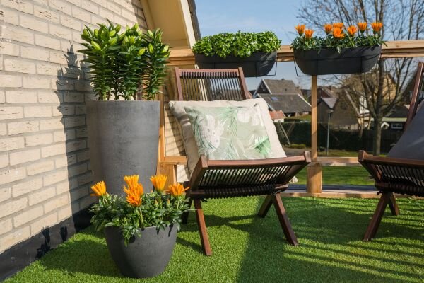 Ter Steege Květináč Nova concrete grey D36 H27