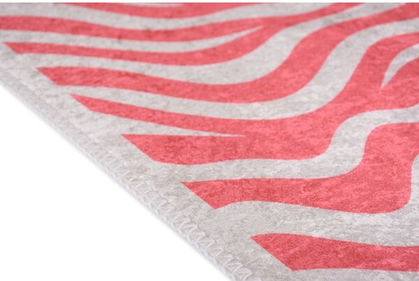 Růžový pratelný koberec 60x100 cm Red Zebra – Vitaus