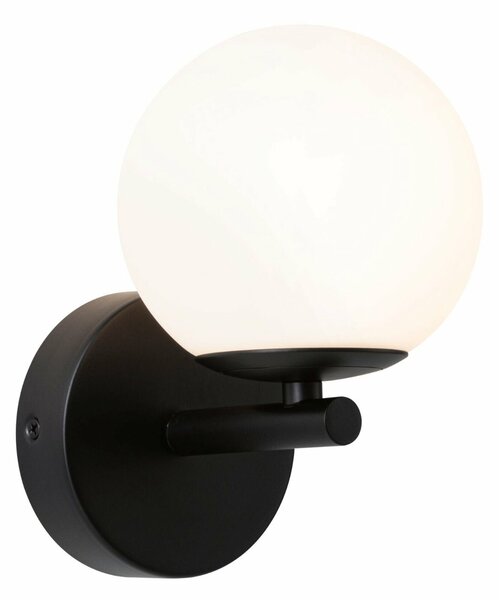 PAULMANN Selection Bathroom LED nástěnné svítidlo Gove IP44 3000K 230V 5W černá mat/satén