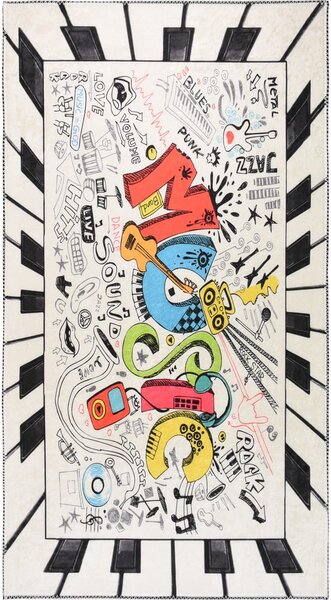 Pratelný dětský koberec 160x230 cm Musical – Vitaus