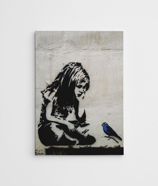Wallity Obraz na plátně Bird calling WY49 70x100 cm