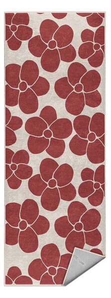 Červený pratelný běhoun 60x230 cm Red Meadow – Mila Home