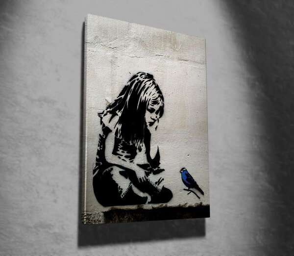 Wallity Obraz na plátně Bird calling WY49 70x100 cm