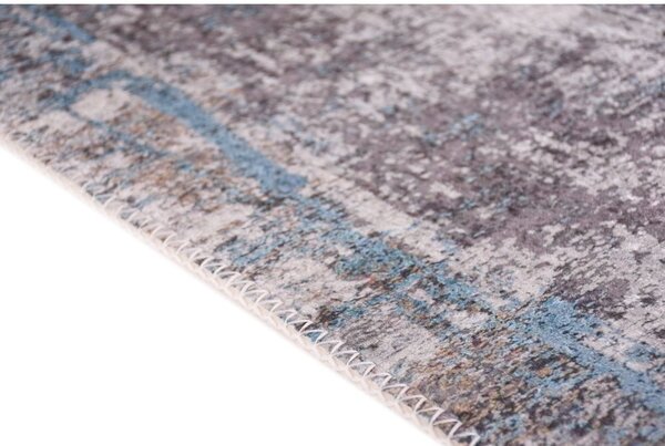 Modrý pratelný běhoun 80x300 cm Abstract Colors Blue – Vitaus