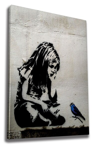 Wallity Obraz na plátně Bird calling WY49 70x100 cm