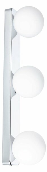 PAULMANN Selection Bathroom nástěnné svítidlo Gove IP44 G9 230V max. 3x20W chrom/satén