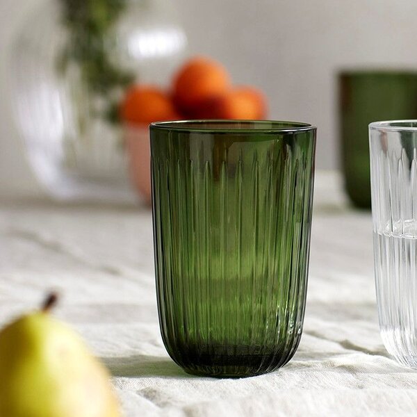 Sklenice na vodu Hammershøi Green 370 ml – set 4 ks