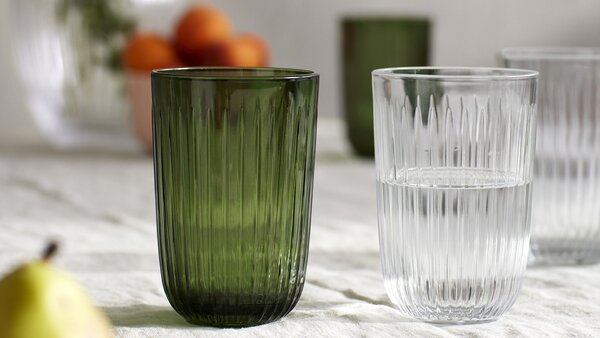 Sklenice na vodu Hammershøi Green 370 ml – set 4 ks