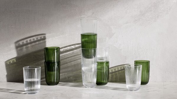 Sklenice na vodu Hammershøi Green 370 ml – set 4 ks