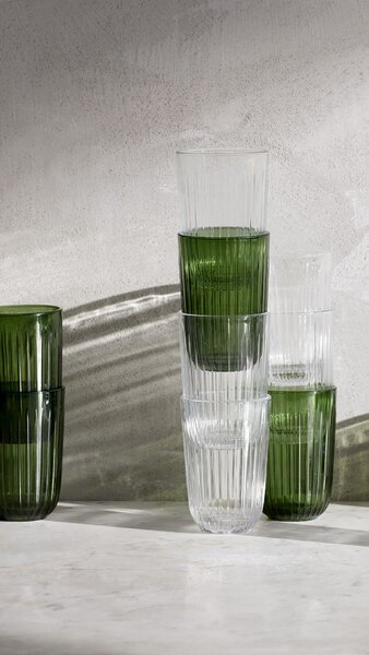 Sklenice na vodu Hammershøi Green 370 ml – set 4 ks