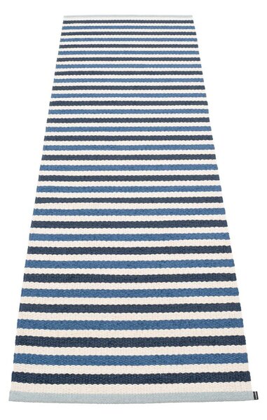 Modro-krémový vnitřní a venkovní běhoun 70x240 cm Teo Denim – Pappelina
