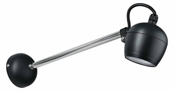 PAULMANN Venkovní nástěnné svítidlo Kikolo IP65 90mm 3000K 8W 230V 60° antracit hliník/umělá hmota
