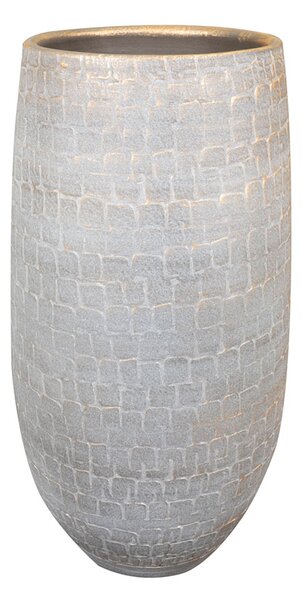 Ter Steege Váza Renzo shiny grey D18 H30