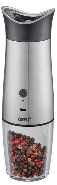 Mlýnek na sůl nebo pepř VELO, elektrický se senzorem náklonu USB - GEFU