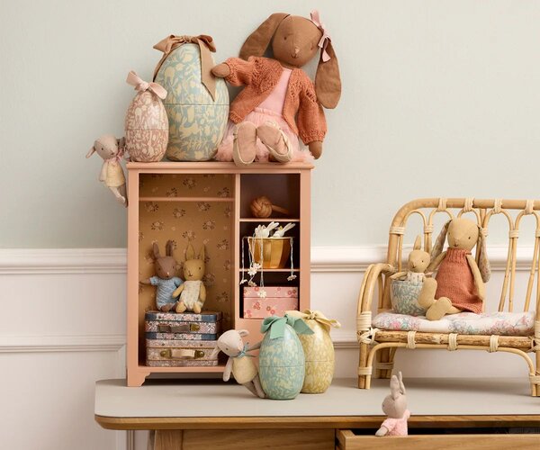 Velikonoční dóza se stužkou Egg Dusty Mint Maileg
