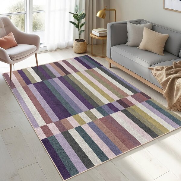 Fialový pratelný koberec 160x230 cm Purple Rain – Mila Home
