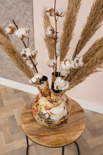 Ter Steege Tulipánová váza Cotton cream D24 H37