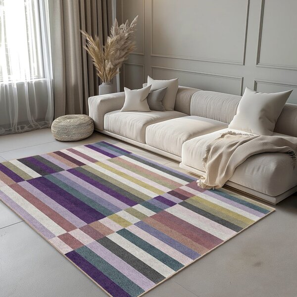 Fialový pratelný koberec 160x230 cm Purple Rain – Mila Home