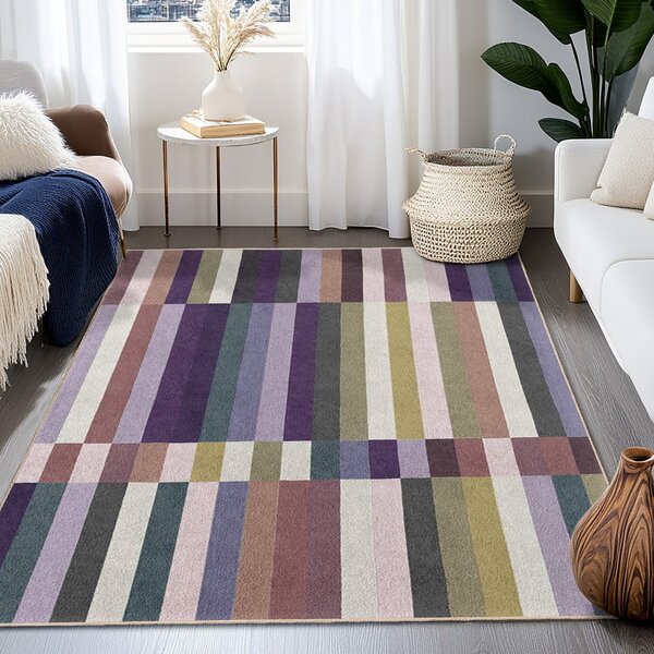 Fialový pratelný koberec 160x230 cm Purple Rain – Mila Home