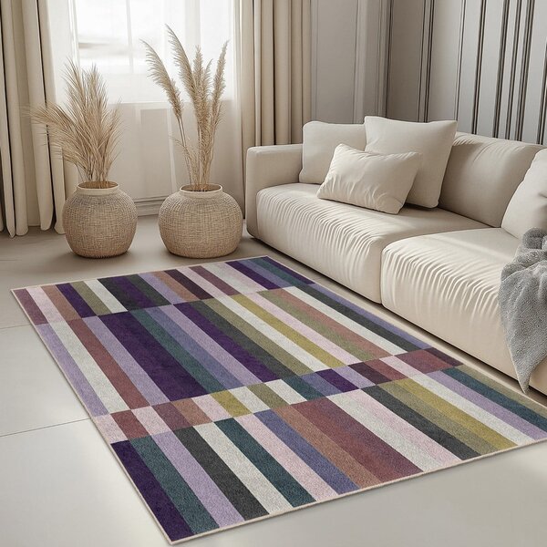 Fialový pratelný koberec 160x230 cm Purple Rain – Mila Home