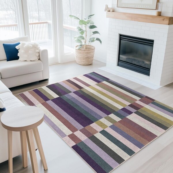 Fialový pratelný koberec 160x230 cm Purple Rain – Mila Home