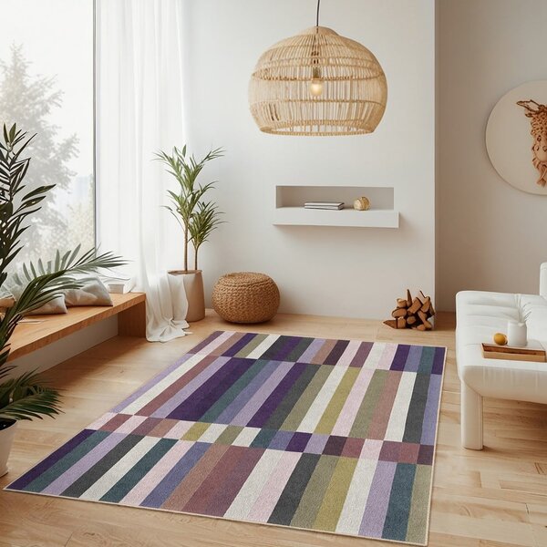 Fialový pratelný koberec 160x230 cm Purple Rain – Mila Home