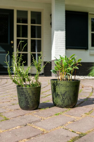 Ter Steege Květináč Palermo marble green D27 H25