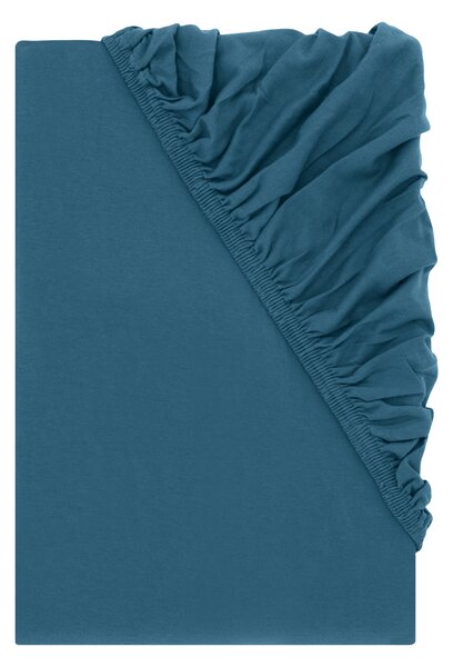 Livarno® Žerzejové napínací prostěradlo, 90-100 x 200 cm (modrá) (100401411004)
