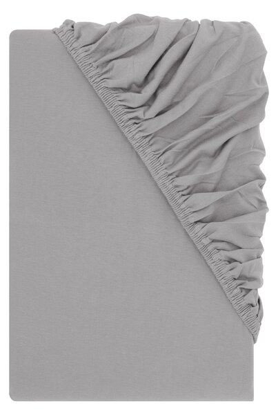 Livarno® Žerzejové napínací prostěradlo, 90-100 x 200 cm (šedá) (100401411002)