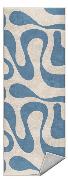Modrý pratelný běhoun 80x200 cm Blue Latte – Mila Home
