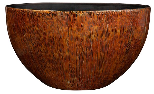 Ter Steege Váza široká Niene mahogany D59x26 H35