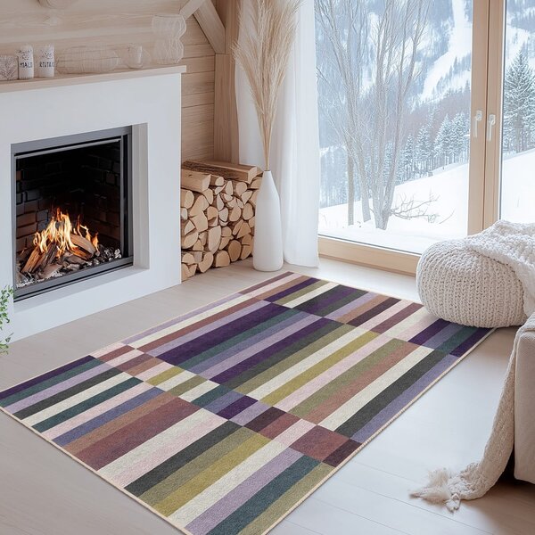 Fialový pratelný běhoun 60x230 cm Purple Rain – Mila Home