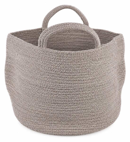 Úložný koš s uchy COTTON HAVEN 35x35 cm - více barev Barva: Šedozelená