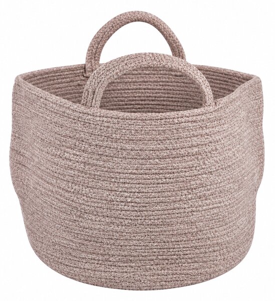 Úložný koš s uchy COTTON HAVEN 35x35 cm - více barev Barva: Šedozelená