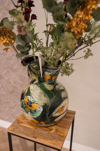 Ter Steege Tulipánová váza Bee green D33 H40