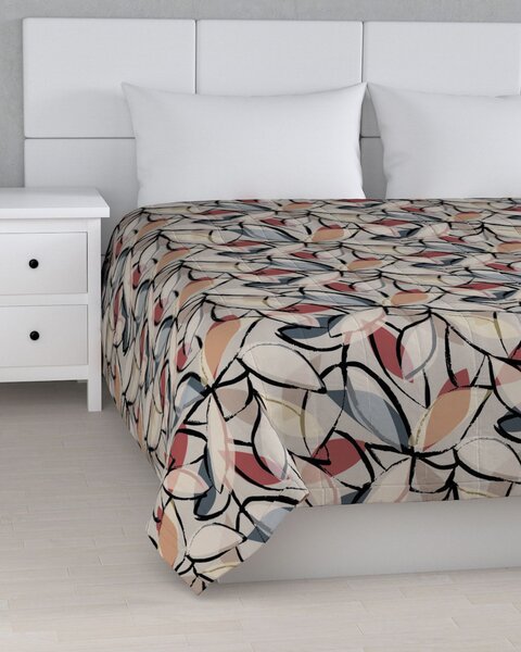 Přehoz s podélným prošitím barva vícebarevná látka vzorované