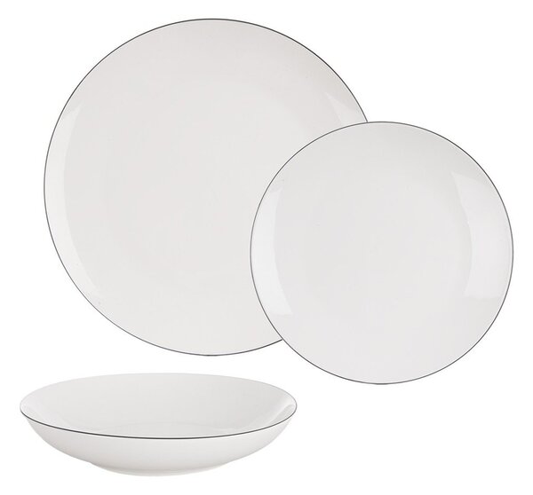 Jídelní sada 18 ks z kostního porcelánu Decora – Orion